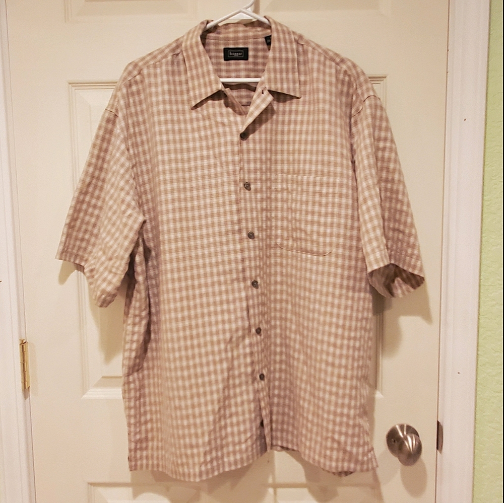 Men's Plaid Button Down Shirt